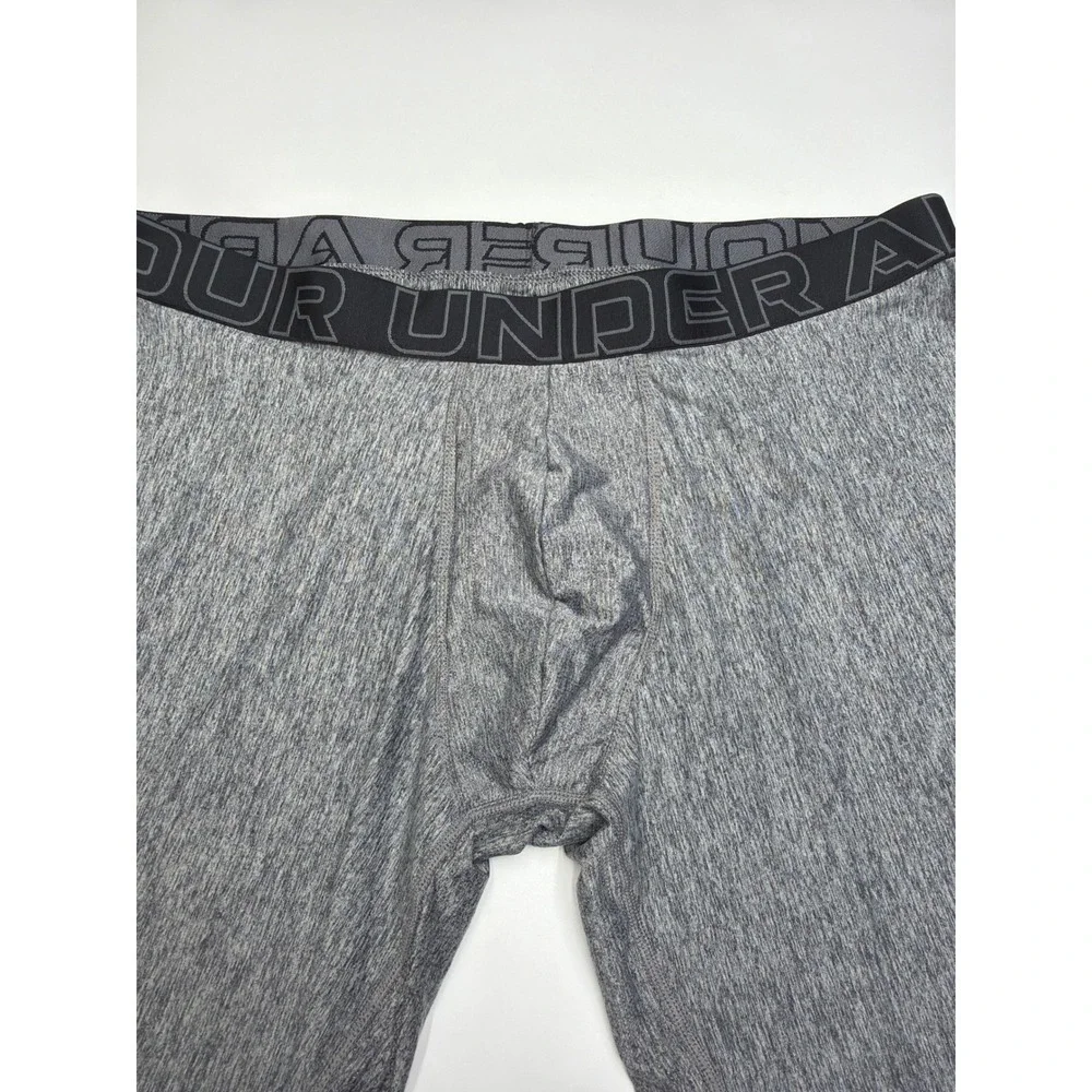 Under Armour Mens Boxerjock‎ Boxer Briefs Performance Tech 9 Inch XL Gray